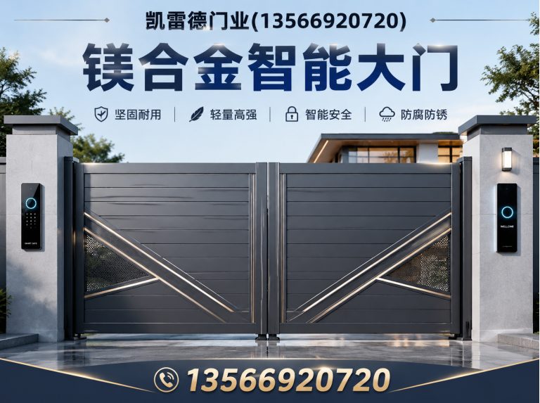 浦江县不锈钢烤漆大门展示图