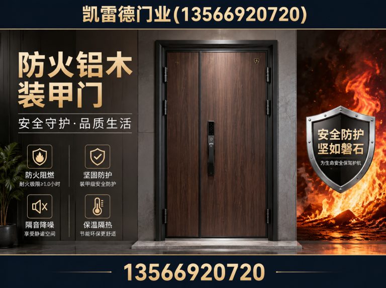 浦江县防火铝木装甲门展示图